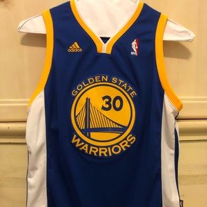 Youth Stephen Curry Golden State Warriors jersey
